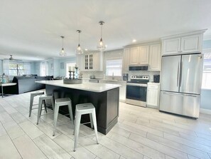Large open kitchen