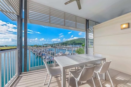 Private balcony overlooking Port of Airlie Beach