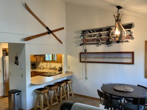 Kitchen & dinning area.