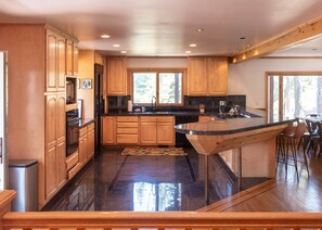 Large Spacious Kitchen Stocked for a Chef