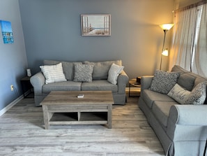 Living Room Area with Pull out Queen Sofa Sleeper