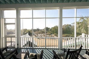 Screened front porch