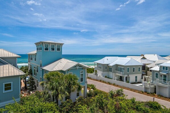 Gorgeous gulf views, and only steps from this fabulous home to the sand!