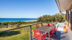 Amazing views, Easy access to an amazing surf beach for surfing, Amazing beachfront at your doorstep