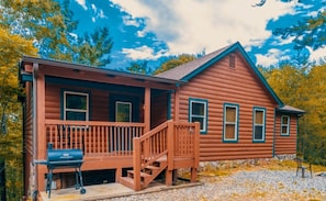 Cozy Up in this Log Cabin