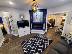 Living Room with View of Dining Room