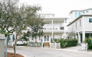 Exterior front side with pool view