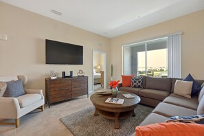 Living area with Smart TV