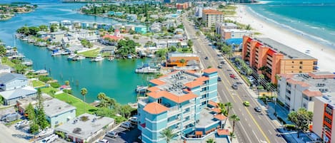 Aerial view of Penthouse Mad Beach