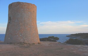 Vue sur la plage ou l’océan