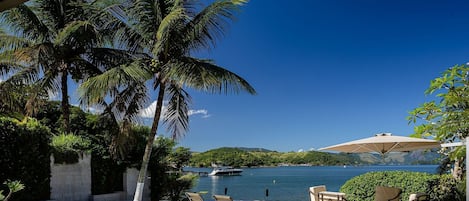 Vista da piscina