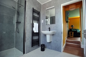 Bathroom view to lounge