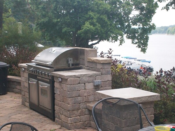 Chillin and grillin on the patio 