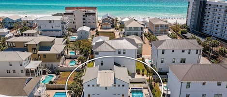 Wandering Palms - Beautiful Vacation Rental Beach House with Private Pool and Amazing Outdoor Area in Miramar Beach, Florida - Five Star Properties Destin/30A