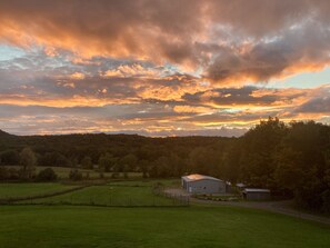 Sunset from the porch, September 22...