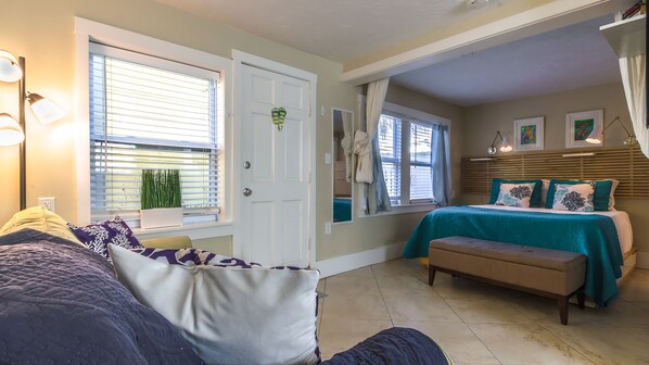 The front door of your Cozy Beach Bungalow.