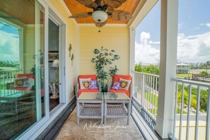 1st-floor balcony
