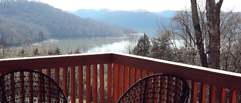 Beautiful view of Center Hill Lake from the Lake House Deck.