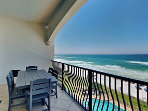 Furnished Gulf Front Balcony