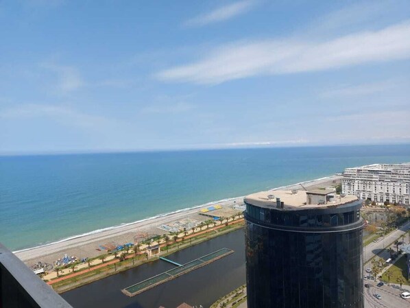 Vista para a praia ou o mar