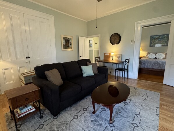 Living Room with pullout couch