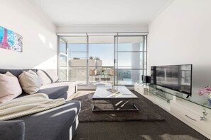 A spacious living area.