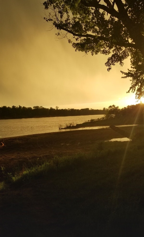 Wisconsin River sunset