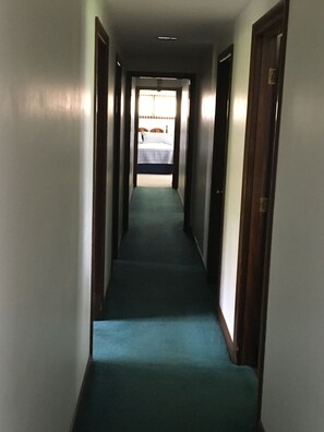 Hallway leading to master bedroom