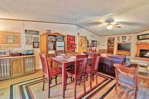 Open concept living area