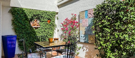 Fabulous interior private courtyard - largest and beautifully landscaped