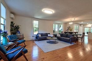 Beautifully renovated living area.