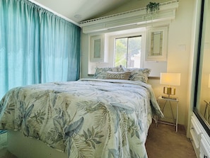 You’ll rest peacefully in this super soft and cozy bed. TV in room too.