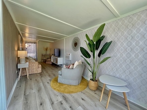 Mid century modern inspired.