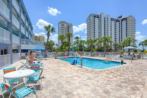 Large Sundeck Surrounds the Pool with Plenty of Seating!