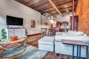 open concept with comfortable seating