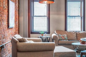 Cozy and inviting living area.





