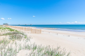 the beach!
