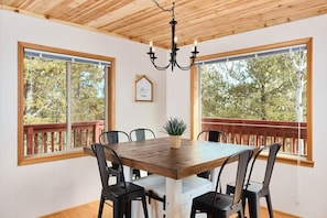 Dining room with a view (upstairs)