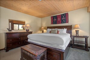 Bedroom 1 - King Bed, dresser