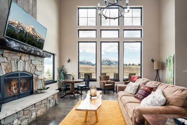 Living Room with view of Emigrant Peak