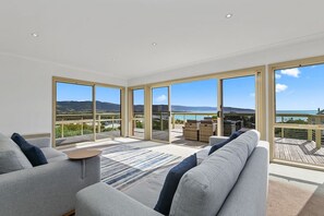 Comfortable upstairs living area with views and close access to the balcony