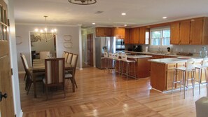 dining room and kitchen 