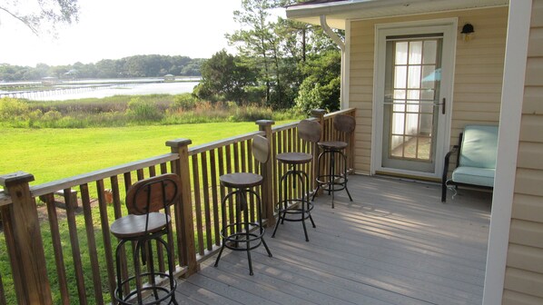 Your backyard and master bedroom view 