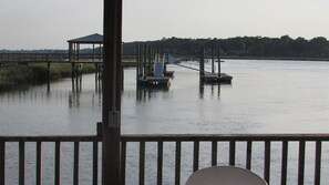 view from dock