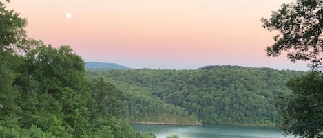 Evening view from deck