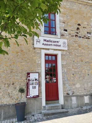 Fassade der Unterkunft