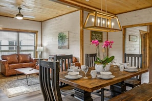 Gather and dine in style at our open and inviting dining area, perfect for sharing meals and creating lasting memories.