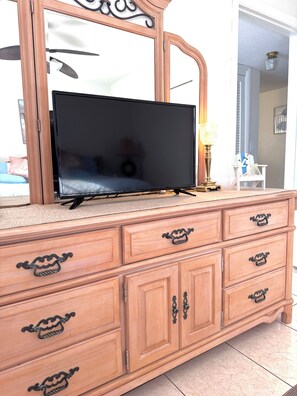 TV in Master Bedroom.