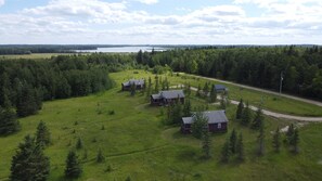 Rosebud in the middle. Otter Lake in the background & trails into the meadow