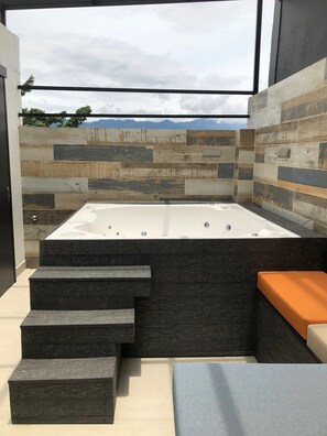 Bubbelpool inomhus